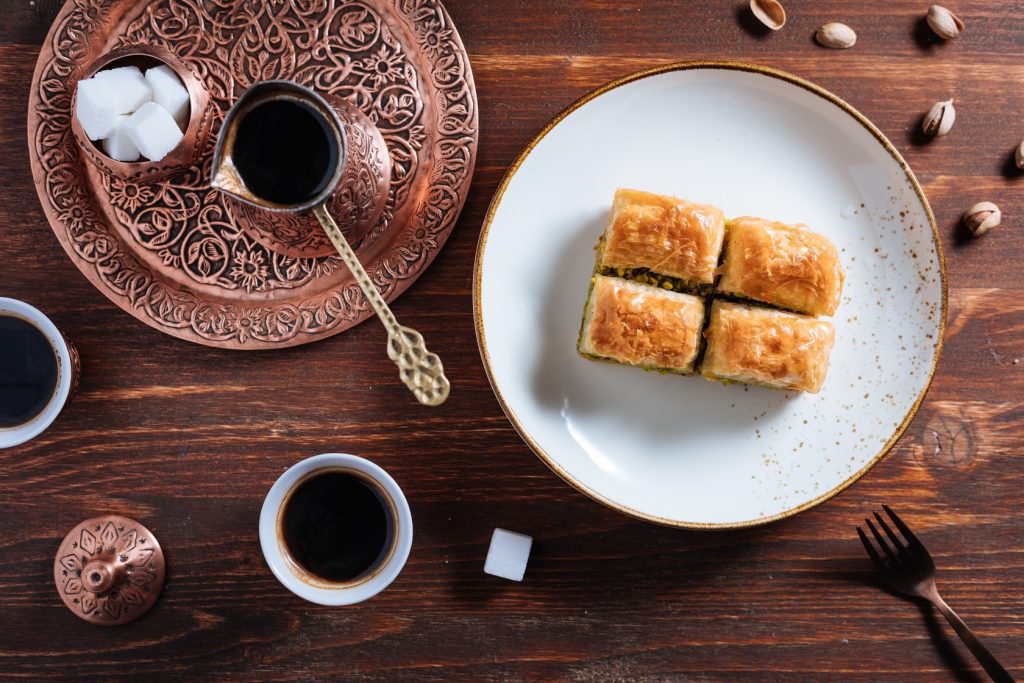 Baklava coffee