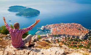 Dubrovnik view from Mount Srd