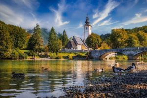 Sjön Bohinj