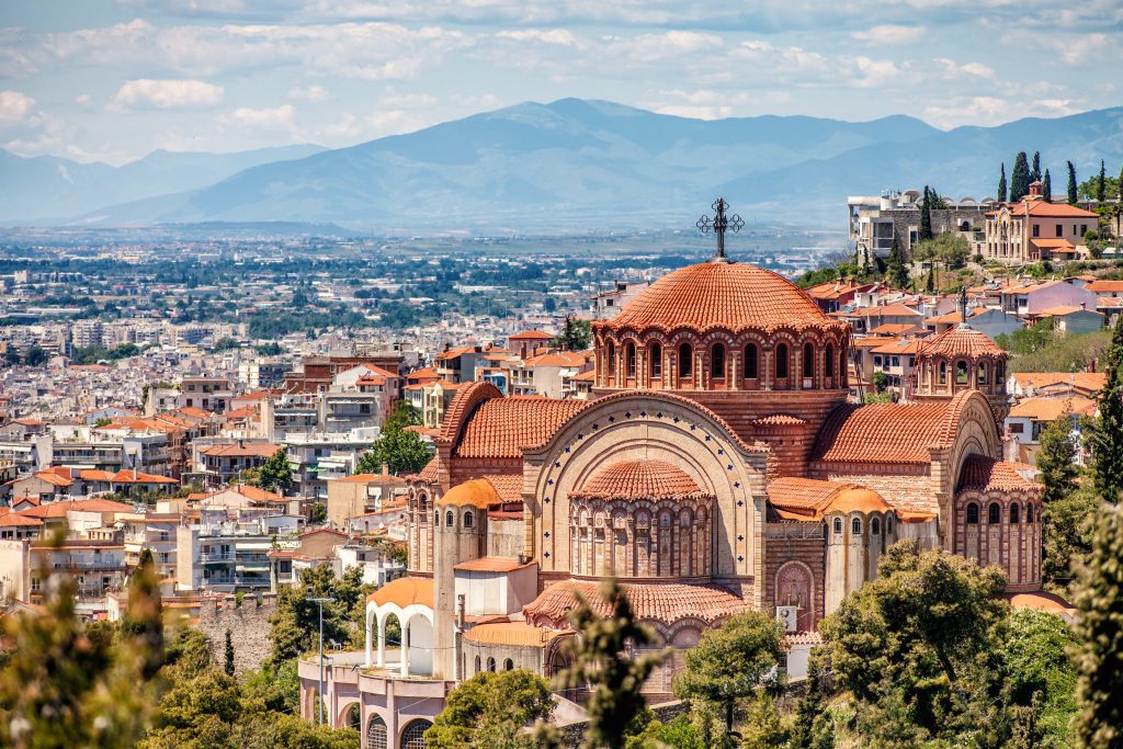 Pauluskirche, Panoramablick, Thessaloniki Stadt, Griechenland