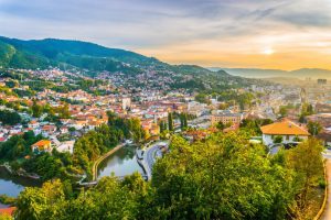 View of Sarajevo from above