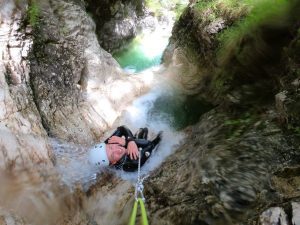 Canyoning a Soča