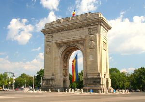 Triumphal Arch in Bucharest, Romania