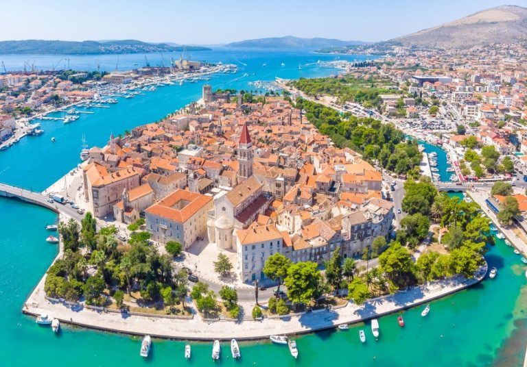 Trogir-aerial-view